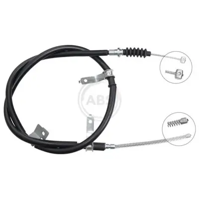 Cable de accionamiento, freno de estacionamiento A.B.S. K17312 Entrega Rápida